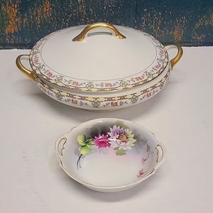 Vtg. NORITAKE BellefontePattern Covered Veggies & Condiments Dishes